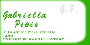 gabriella pipis business card